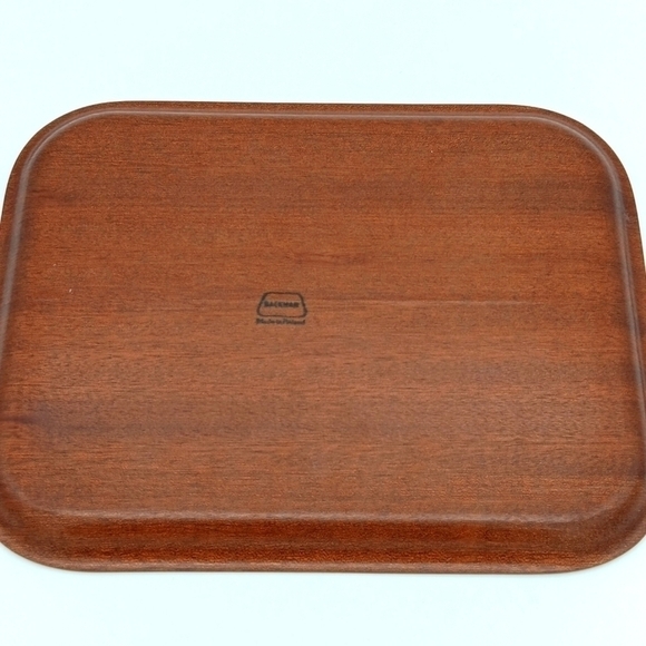 Backman MCM teak tray 11 x 14 - Picture 2 of 2